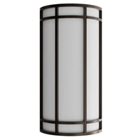 LED Decorative Wall Sconce Bronze Finish Watt Selectable 15W/20W/25W - 2,400 Lumens - 9X18 Inches - Color Tunable 30/40/50K
