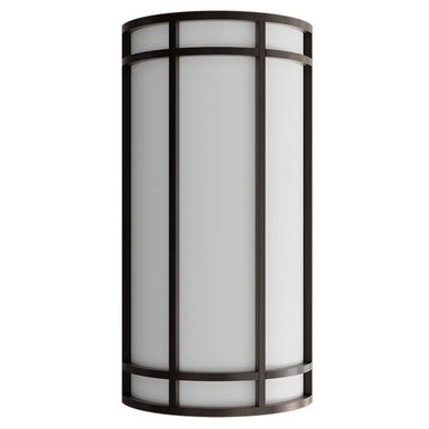 LED Decorative Wall Sconce Black Finish Watt Selectable 15W/20W/25W - 2,400 Lumens - 9X18 Inches - Color Tunable 30/40/50K