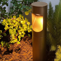 LED Garden Pathway Bollard Light - 15 Watts 1500 Lumens - Color Selectable 30K/40K/50K - 40 Inches Tall - 120-277V - Bronze Finish