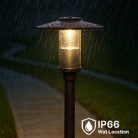 Indirect LED Post Light - Watt Selectable 40W/30W/20W/12W - Color Selectable 30K/40K/50K - 120-277V - 0-10V Dimmable - Bronze Finish