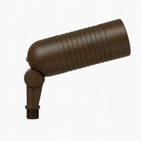 Slim Bullet LED Landscape Light - 8 Watts - 700 Lumens - 120V - Color Temperature Selectable 30K/40K/50K  - Knuckle Mount With Included Stake - Oil Rubbed Bronze Finish