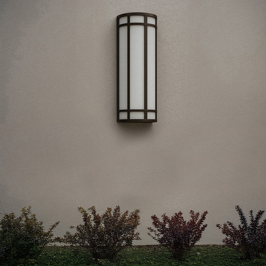 LED Decorative Wall Sconce Bronze Finish Watt Selectable 20W/25W/30W - 2,800 Lumens - 9X24 Inches - Color Tunable 30/40/50K
