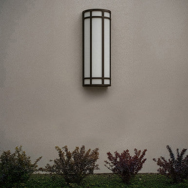 LED Decorative Wall Sconce Bronze Finish Watt Selectable 20W/25W/30W - 2,800 Lumens - 9X24 Inches - Color Tunable 30/40/50K