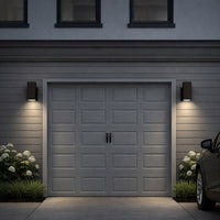 LED Square Cylinder Sconce Wall Light - 20 Watt - 960 Lumens - Color Selectable 30K/40K/50K - 120V - Bronze Finish - Dimmable Down Light