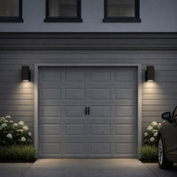 LED Square Cylinder Sconce Wall Light - 20 Watt - 960 Lumens - Color Selectable 30K/40K/50K - 120V - Bronze Finish - Dimmable Down Light