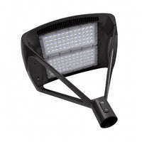 LED Modern Pole Light - 150 Watt - 19500 Lumens - 5000K Daylight - 120-277V - Bronze - Fits Up to 2.5 Inch Pole Top