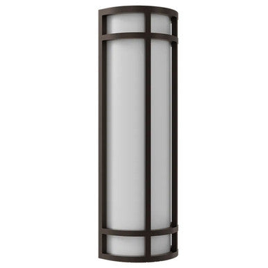 LED Decorative Wall Sconce Bronze Finish 20 Watt - 1,500 Lumens - 6X18 Inches - Color Tunable 30/40/50K