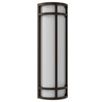LED Decorative Wall Sconce Bronze Finish 20 Watt - 1,500 Lumens - 6X18 Inches - Color Tunable 30/40/50K