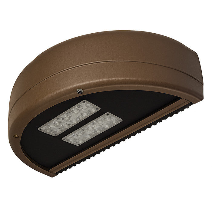 OMERO building mount, Package 1, 3000K, Type II, 120V, Photocell, buttontype, Dark bronze finish, super durable
