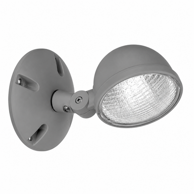 Remote Head, Outdoor, 1 Lamp Head, Wall, Ceiling Mount, 6V, 5.3W, Grey Housing