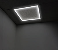 LED Grid Light for Recessed Drop Ceilings - 40 Watt - 4000 Lumens - Color Selectable 35K/40K/50K - 120-277V - Dimmable