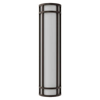 LED Decorative Wall Sconce Bronze Finish 25 Watt - 1,800 Lumens - 6X24 Inches - Color Tunable 30/40/50K