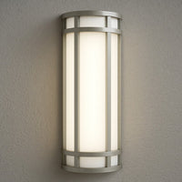 LED Decorative Wall Sconce Silver Finish 20 Watt - 1,500 Lumens - 6X18 Inches - Color Tunable 30/40/50K