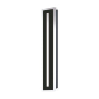 Decorative Center Lit LED Wall Sconce - 48in.X5-7/8in. - 36 Watt - Max Lumens 2108 - Color Temperature Selectable 30K/40K/50K - 120-277V - Black Finish