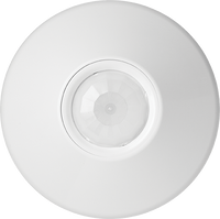 Ceiling Mount Sensor - Line Voltage, Passive Dual Technology, Large Motion / Extended Range 360° Lens, Dimming