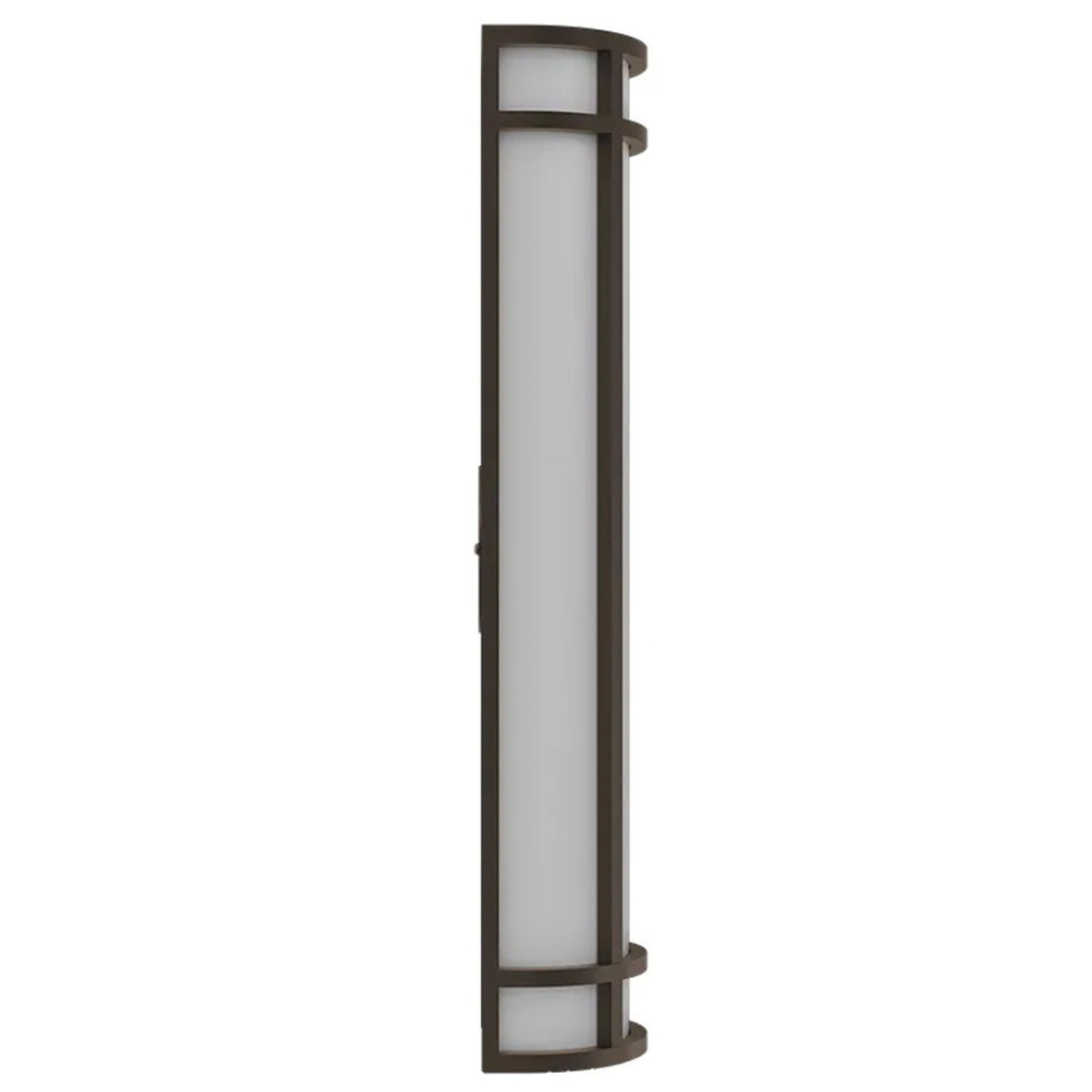 LED Decorative Wall Sconce Bronze Finish 25 Watt - 1,800 Lumens - 6X24 Inches - Color Tunable 30/40/50K