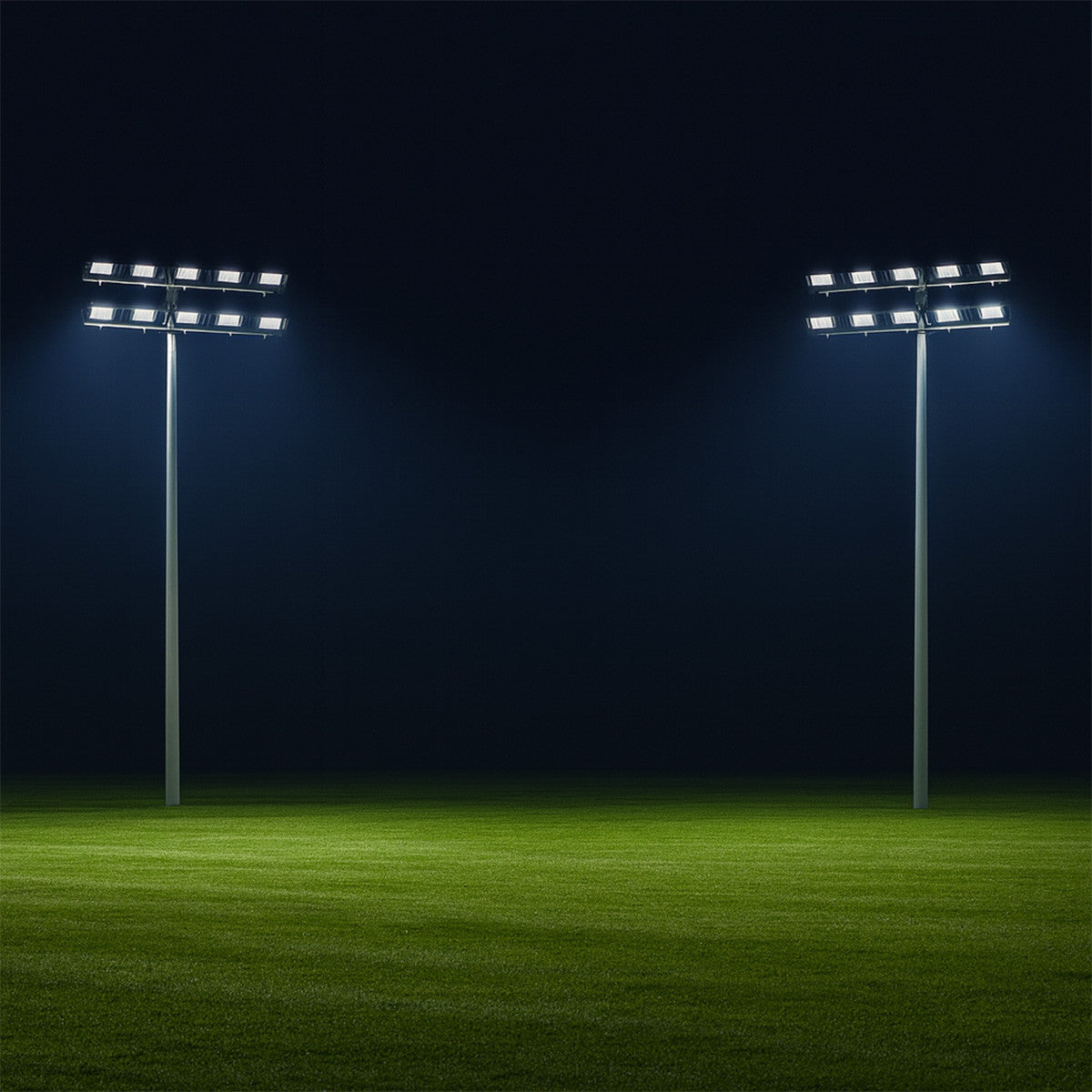 High Output LED Stadium Light - 850W - 200-480 Volts - Color Selectable 40K/50K/57K -125000 Lumen - Yoke Mount - Black Finish
