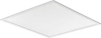 LED Flat Panel, 2Ft X 2FT Nominal 3200 Lm, 80+ Cri, 4000K, Satin White, Constant Current, Dimming To 10%, 0-10V, Mvolt, 120V-277V, 6Ft Pre-Wire, 18 Gauge, 3/8In Dia5 Wire - 1 Circuit W/ Low Voltage Wires