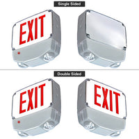 Hazardous Location LED Exit Sign - Choose Red or Green Lettering, 1 Or 2 Sided - With 90 Minute Battery Back-Up