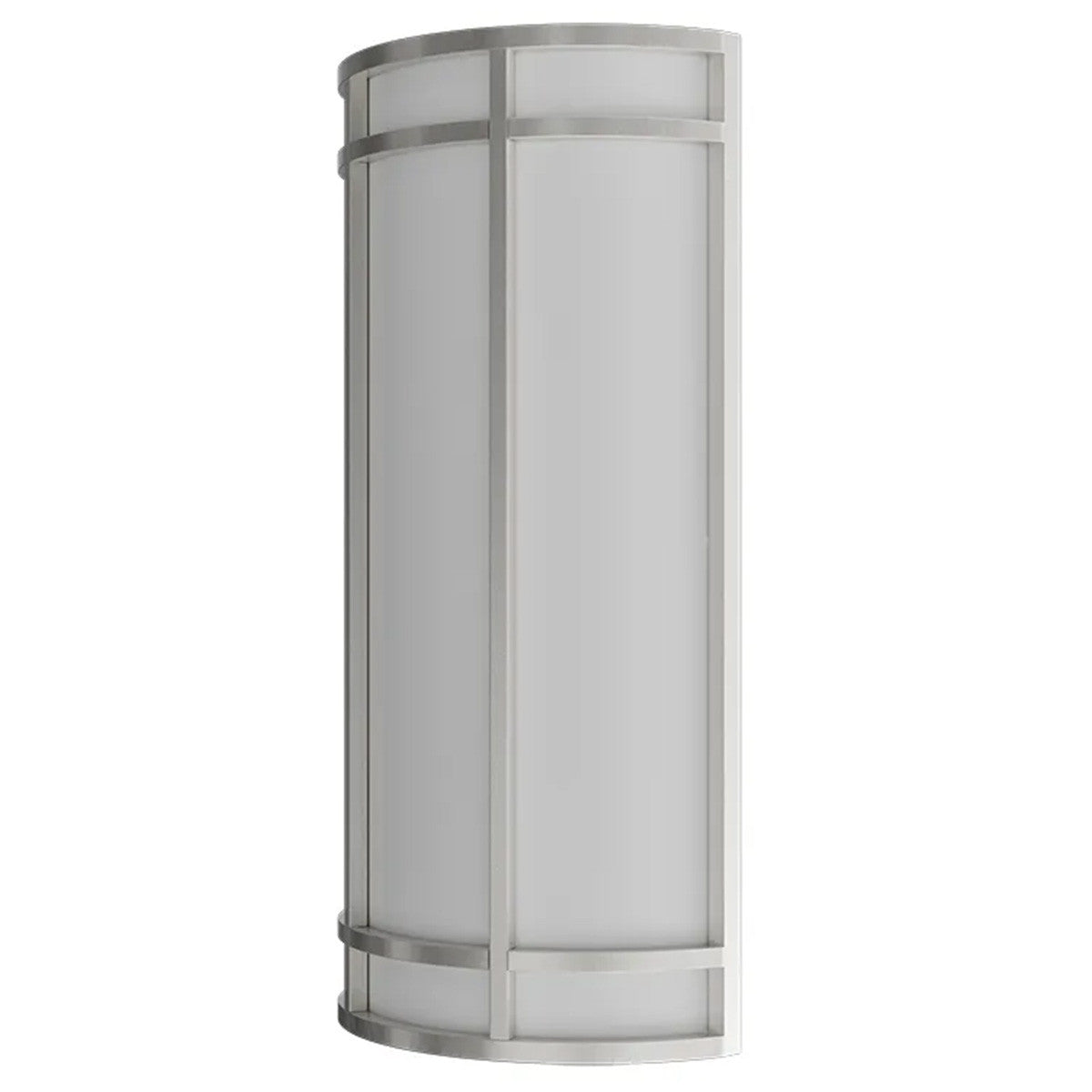 LED Decorative Wall Sconce Silver Finish Watt Selectable 15W/20W/25W - 2,400 Lumens - 9X18 Inches - Color Tunable 30/40/50K