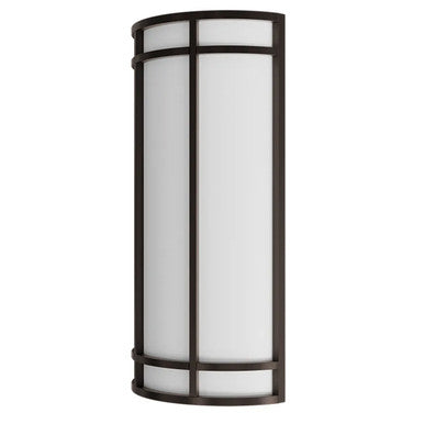 LED Decorative Wall Sconce Black Finish Watt Selectable 15W/20W/25W - 2,400 Lumens - 9X18 Inches - Color Tunable 30/40/50K