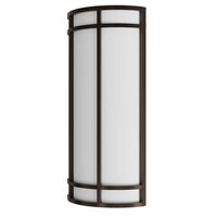 LED Decorative Wall Sconce Bronze Finish Watt Selectable 15W/20W/25W - 2,400 Lumens - 9X18 Inches - Color Tunable 30/40/50K