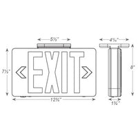 LED Compact Exit Signs - Choose Your Options