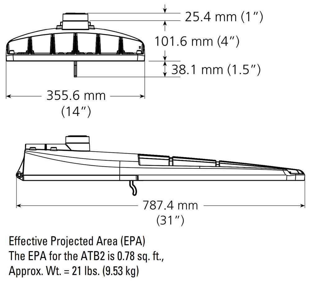 Autobahn Cobra Head, 175W,  26, 192 Lumens nominal, 120-277V, Roadway Type III, 5000K, Shorting cap