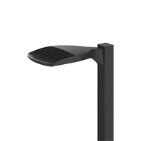 Lithonia LED Area Flood Light, 14973 Lumens.,4000K,70CRI,Type V Medium,120-277V,Square pole mounting,Dark bronze finish,