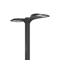 Lithonia LED Area Flood Light, 14973 Lumens.,4000K,70CRI,Type V Medium,120-277V,Square pole mounting,Dark bronze finish,