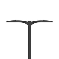 LED Area Luminaire, 13154 LM, 4000K, Type IV Medium, 120-277V, Square Pole Universal Mounting Bracket Adaptor, Motion/Ambient Sensor, Dimming to 3V, Bronze Finish