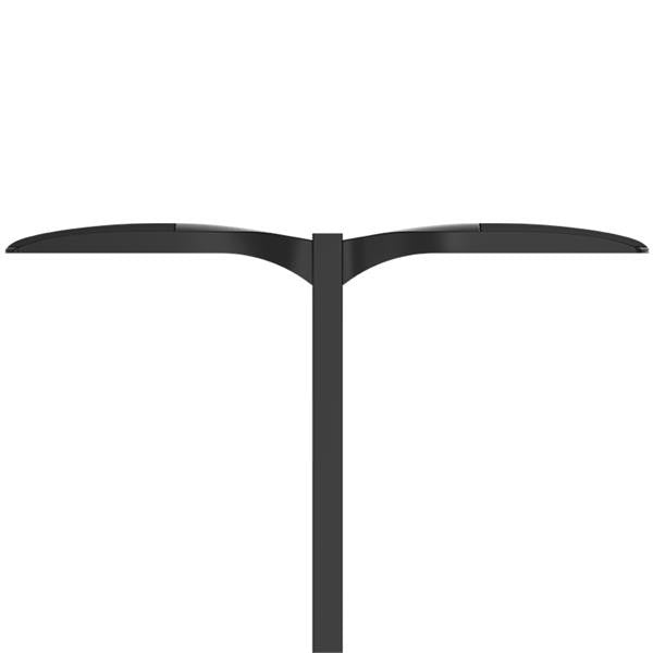 D-Series Size 2 LED Area Luminaire, LED, Up to 27116 Lumens, 4000K, 70CRI, Type IV Medium, 120-277V, House-side shield, Square pole mounting, Field adjustable output, Dark bronze finish, super durable