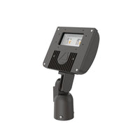 LED Flood Luminaire, 4000K, Horizontal Flood, 120-277V, Integral Slipfitter, Bronze finish