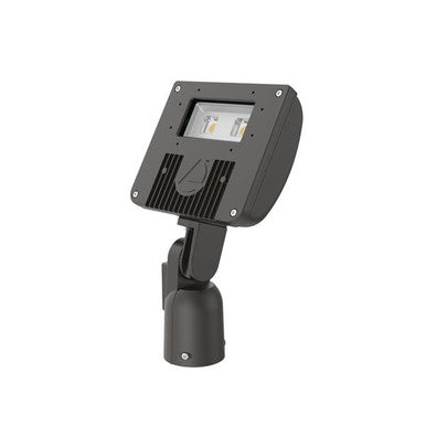 LED Flood Luminaire P1, 4000K, Narrow Spot, 120-277V, Integral Slipfitter, Bronze Finish