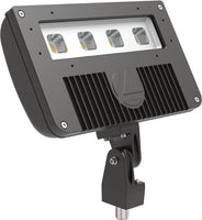 LED Flood Luminaire, 5000K, Medium Flood, 120-277V, Knuckle Mounting, Bronze Finish