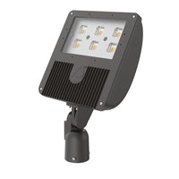 LED Flood Luminaire, 27729 Lumens, 4000K, 70CRI, Wide Flood Distribution, 120-277V, Integral Slipfitter, Bronze Finish