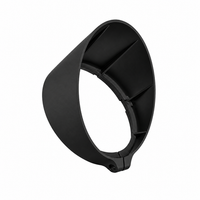 Color Kinetics Burst Powercore Trim Ring, Black, 6.5in Diameter - Special Order