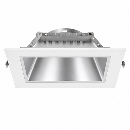 6in. Shallow Downlight Trim, Square, Semi-Specular