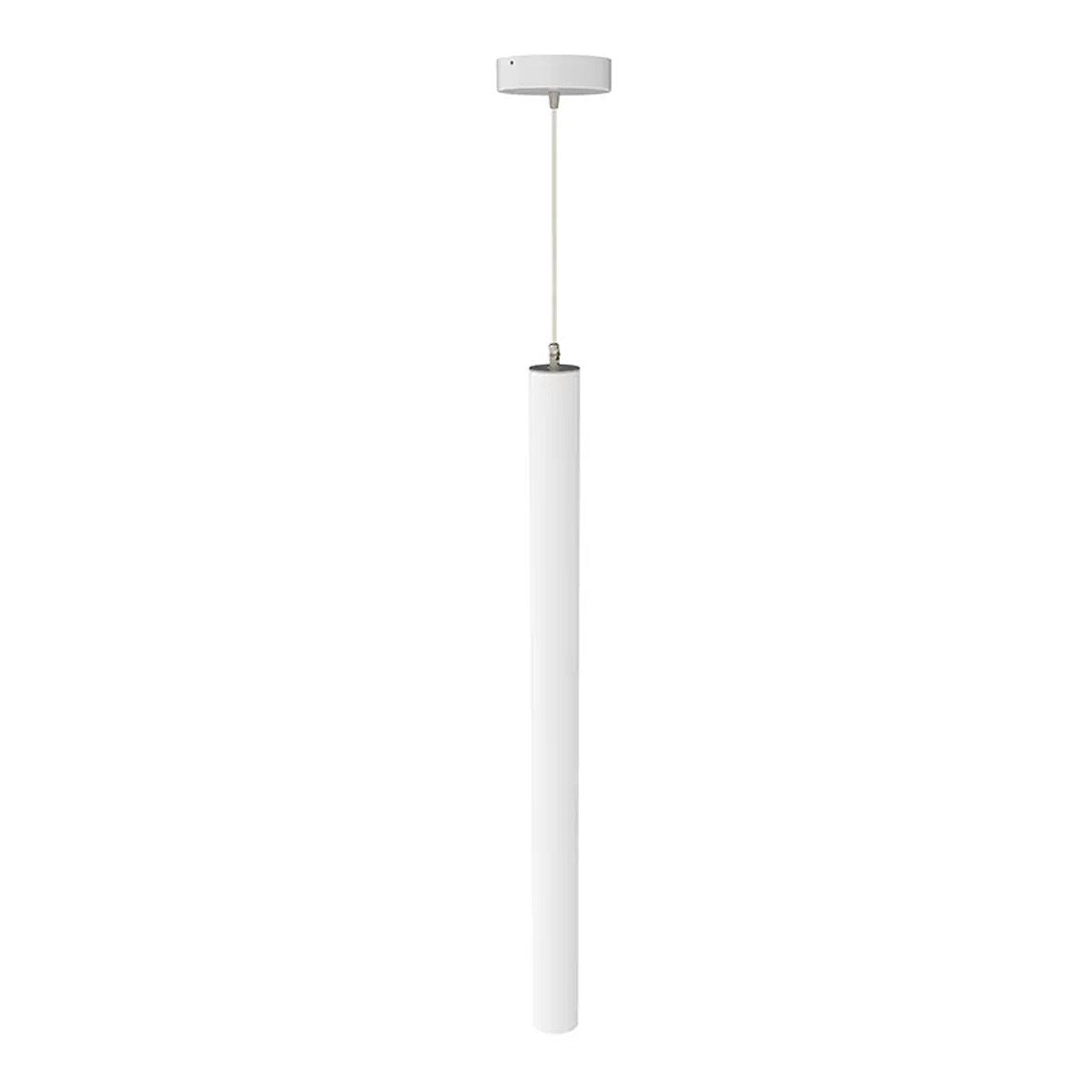 Decorative Linear 360 Degree LED Tube Light - 4 Foot - Multi Watt Selectable 33/35/37/39  Watts - Color Temperature Selectable 27K/30K/35K/40K/50K - White Finish - 120-277V