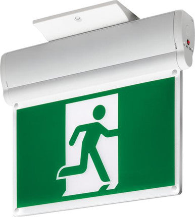 Quantum®,  Extruded Aluminum Edge-Lit Running Man Sign, White