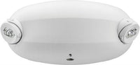 Twin Head LED Emergency Light, 120-347V, Self-Diagnostic & Remote Test, Buy American Act, Black Finish - ELM2L UVOLT SDRT BAA