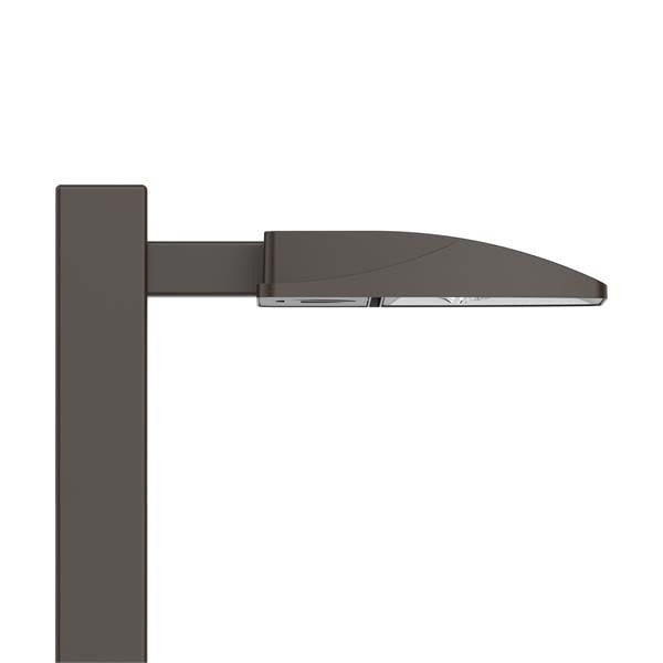 EAX LED Area Size 2,Adjustable light output,Switchable CCT- 3000K, 4000K, and 5000K,Switchable optics,120-347V,Universal round square pole tenon mount,NEMA twist-lock receptacle only,Dark bronze finish