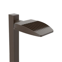EAX LED Area Size 2,Adjustable light output,Switchable CCT- 3000K, 4000K, and 5000K,Switchable optics,120-347V,Universal round square pole tenon mount,NEMA twist-lock receptacle only,Dark bronze finish