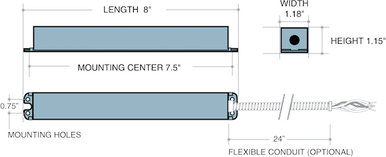 Emergency Control Device, 0-10V Dimming Relays, Dual Flexible Metal Conduit, Series Hi-Temp