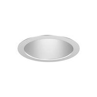 EVO 4IN Round Downlight,White Painted Trim Ring,Clear Reflector,Matte-Diffuse,Trim