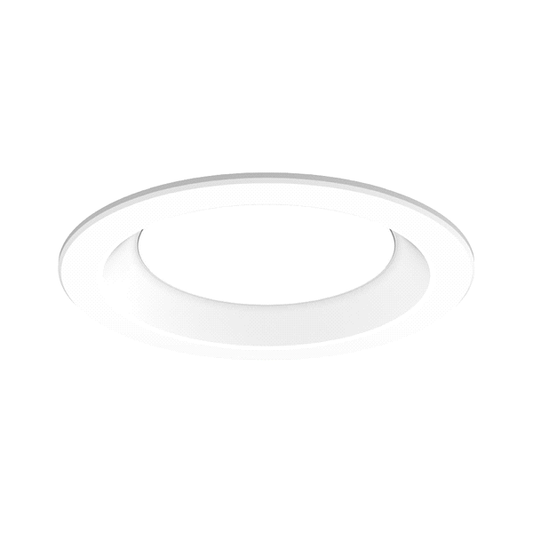 EVO 6IN Round Shower Downlight,Textured Lens,Dead Front Regress Shower Trim,Trim