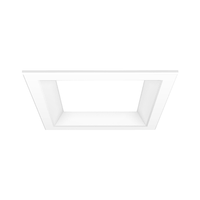 EVO 6IN Square Shower,Smooth Lens,Dead Front Flush Shower Trim,Trim