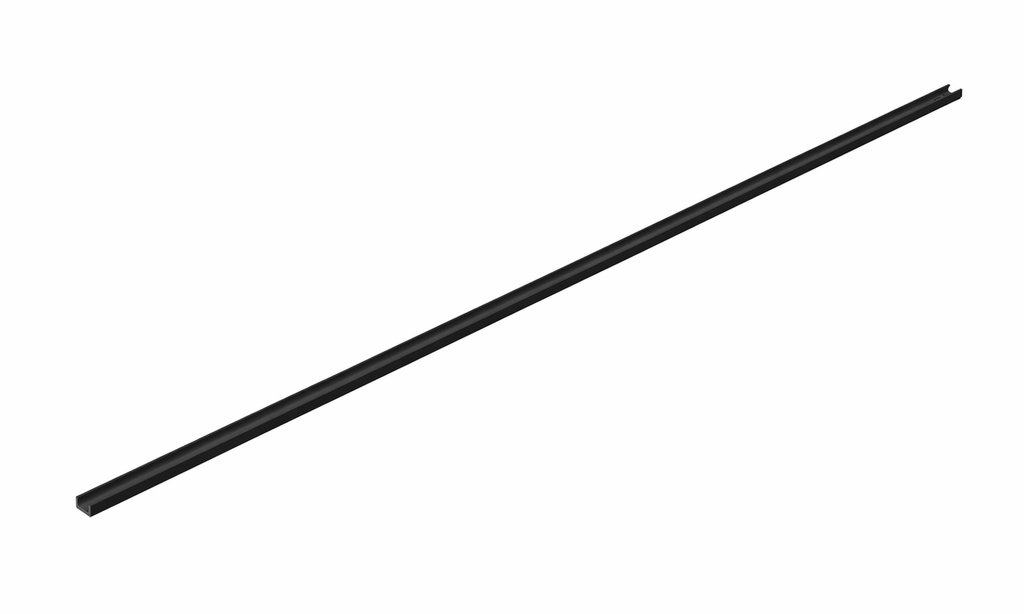 Flex Compact Pro Mounting Track, Qty 1, 1.2 m (4 ft), Black
