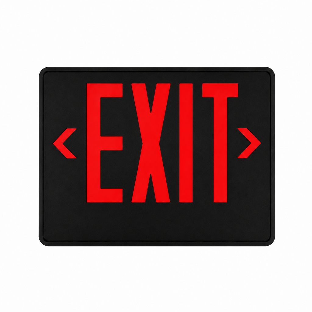HL Combo, red letters, 12W cap, SD, Black, No Heads