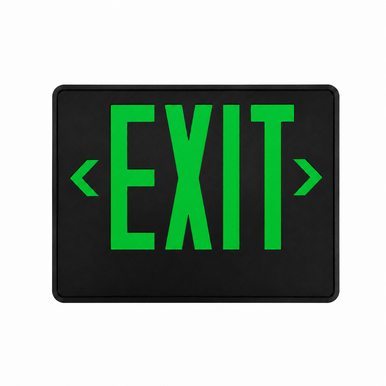 HL Combo, green letters, 12W cap, SD, Black, No Heads